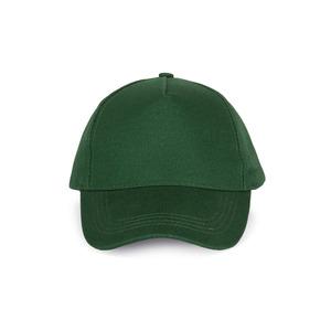 K-up KP162 - Heavy cotton cap - 5 panels Forest Green