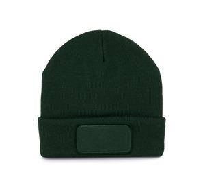 K-up KP895 - Beanie with patch Forest Green