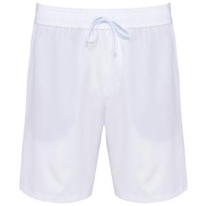 PROACT PA1030 - Padel men’s two-tone shorts White / Fine Grey