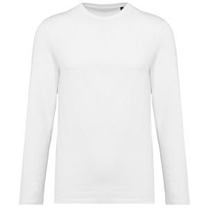 Kariban Premium PK302 - Men's crew neck long-sleeved Supima® t-shirt White