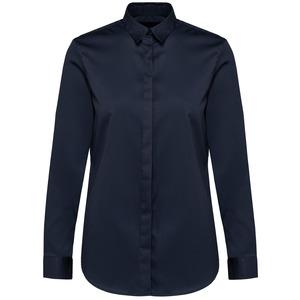 Kariban Premium PK507 - Ladies' long-sleeved twill shirt Navy