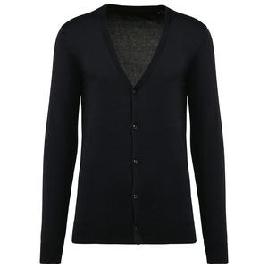 Kariban Premium PK902 - Men Supima® cardigan Black