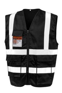 Result R477X - Zipped safety vest Black