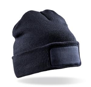 Result RC927X - Recycled double knit beanie Navy