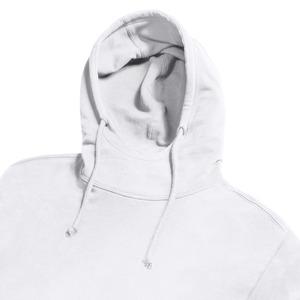 Russell RU209M - Pure Organic high neck hooded sweatshirt White