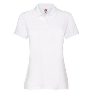 Fruit of the Loom SC63030 - Premium ladies’ polo shirt White