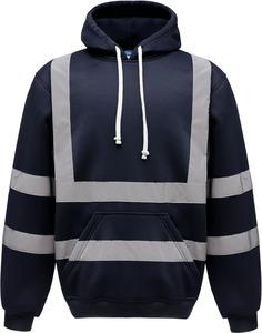 Yoko YHVK05 - Hi-Vis pullover hoodie Navy