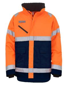 Yoko YHVP309 - Fontaine Storm - Hi-Vis jacket Hi Vis Orange/Navy