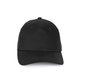 K-up KP916 - Recycled cotton cap - 5 panels Black