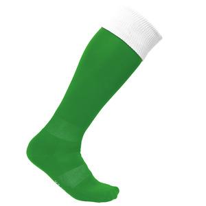 PROACT PA0300 - Two-tone sports socks Green/ White