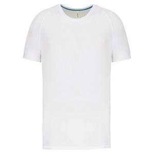 PROACT PA4012 - Men's recycled round neck sports T-shirt White