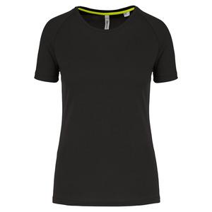PROACT PA4013 - Ladies' recycled round neck sports T-shirt Black