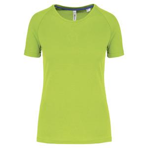 PROACT PA4013 - Ladies' recycled round neck sports T-shirt Lime