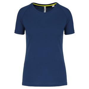 PROACT PA4013 - Ladies' recycled round neck sports T-shirt Sporty Navy