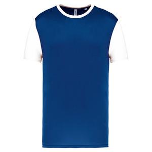 PROACT PA4023 - Adults' Bicolour short-sleeved t-shirt Dark Royal Blue / White