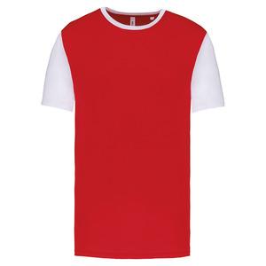 PROACT PA4023 - Adults' Bicolour short-sleeved t-shirt Sporty Red / White