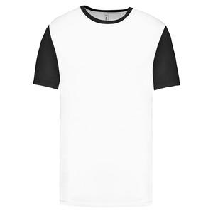 PROACT PA4023 - Adults' Bicolour short-sleeved t-shirt White / Black