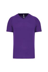 PROACT PA476 - Mens V-neck short-sleeved sports T-shirt