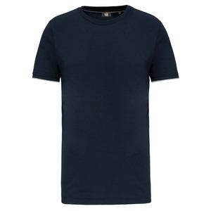 WK. Designed To Work WK3020 - Men's short-sleeved DayToDay t-shirt Navy / Silver