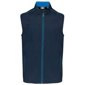 WK. Designed To Work WK6148 - Men's DayToDay Gilet Navy / Light Royal Blue