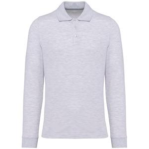 Kariban K243 - MEN'S LONG SLEEVE PIQUE POLO SHIRT Ash Heather