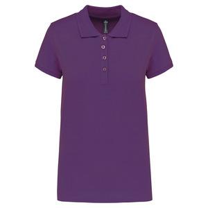 Kariban K255 - Ladies’ short-sleeved piqué polo shirt Purple