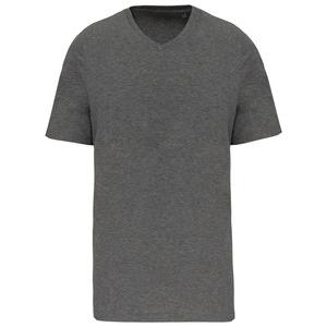 Kariban K3002 - Men's Supima® V-neck short sleeve t-shirt Grey Heather