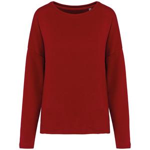 Kariban K471 - Ladies' oversized sweatshirt Hibiscus Red