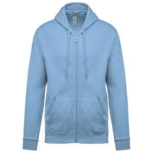 Kariban K479 - Full zip hoodedsweatshirt Sky Blue