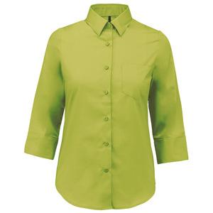 Kariban K558 - Ladies' 3/4 sleeve shirt Burnt Lime