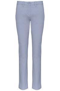 Kariban K741 - Ladies’ chino trousers Kentucky Blue