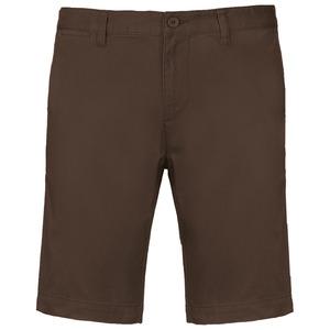 Kariban K750 - Men's chino Bermuda shorts Chocolate