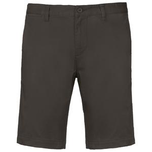 Kariban K750 - Men's chino Bermuda shorts Dark Grey