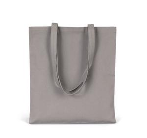 Kimood KI0250 - Cotton canvas shopper bag Metal Grey