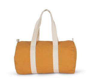 Kimood KI0632 - Cotton canvas hold-all bag Cumin Yellow / Natural