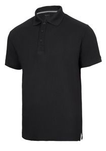 Velilla 405504 - MEN'S SS 100% POLYESTER POLO Black