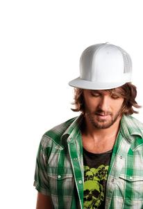 K-up KP113 - TRUCKER FLAT PEAK CAP - 6 PANELS