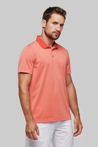 Proact PA496 - Adult short-sleeved marl polo shirt