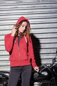 Kariban KV2307 - Ladies vintage zipped hooded sweatshirt