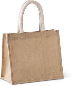 Kimood KI0273 - Jute canvas tote - medium