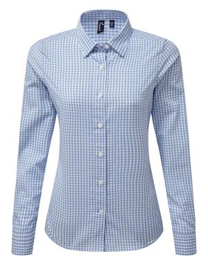 Premier PR352 - Large-check gingham shirt